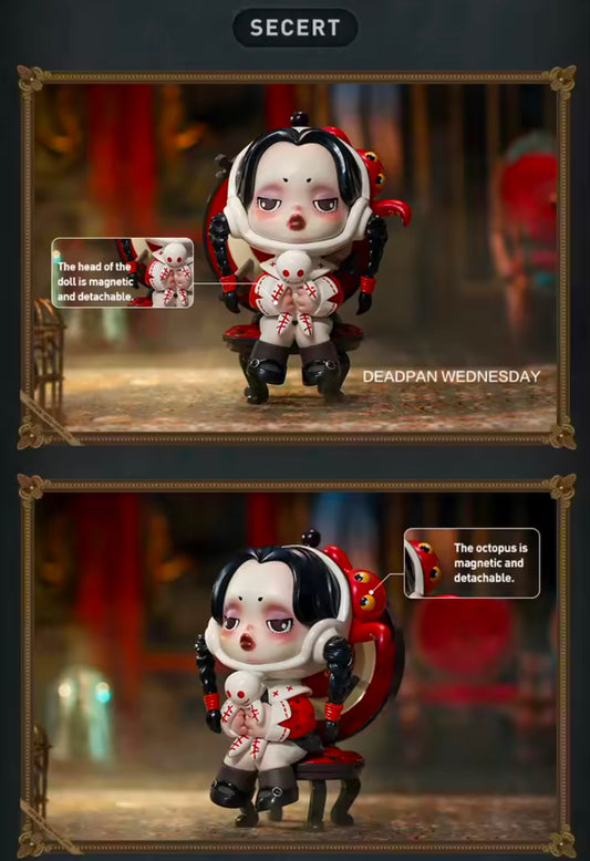 SKULLPANDA × THE ADDAMS FAMILY Series - Figura Coleccionable / Caja Misteriosa