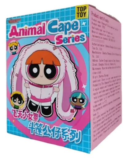 THE POWERPUFF GIRL- Animal Cape Serie - Colgante de Peluche / Caja Misteriosa