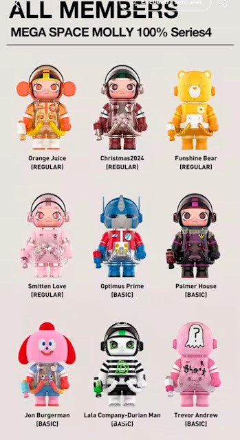 MEGA SPACE MOLLY 100% - Serie 04 - Figura Coleccionable / Caja Misteriosa