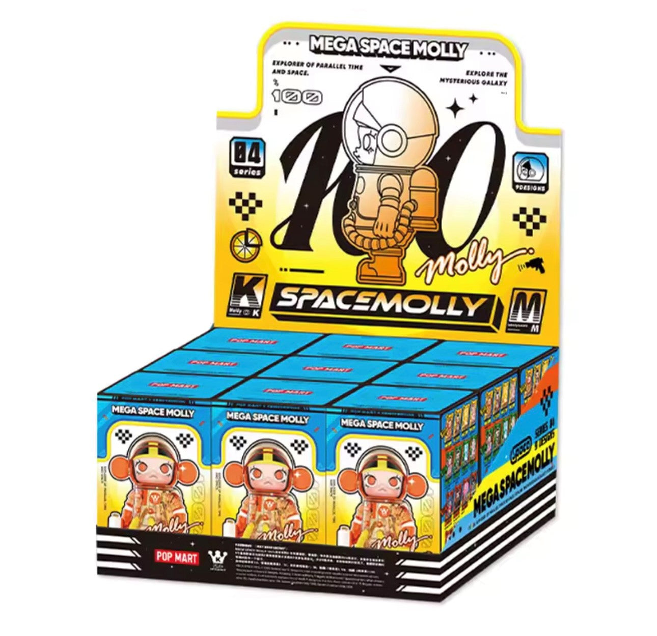 MEGA SPACE MOLLY 100% - Serie 04 - Figura Coleccionable / Caja Misteriosa