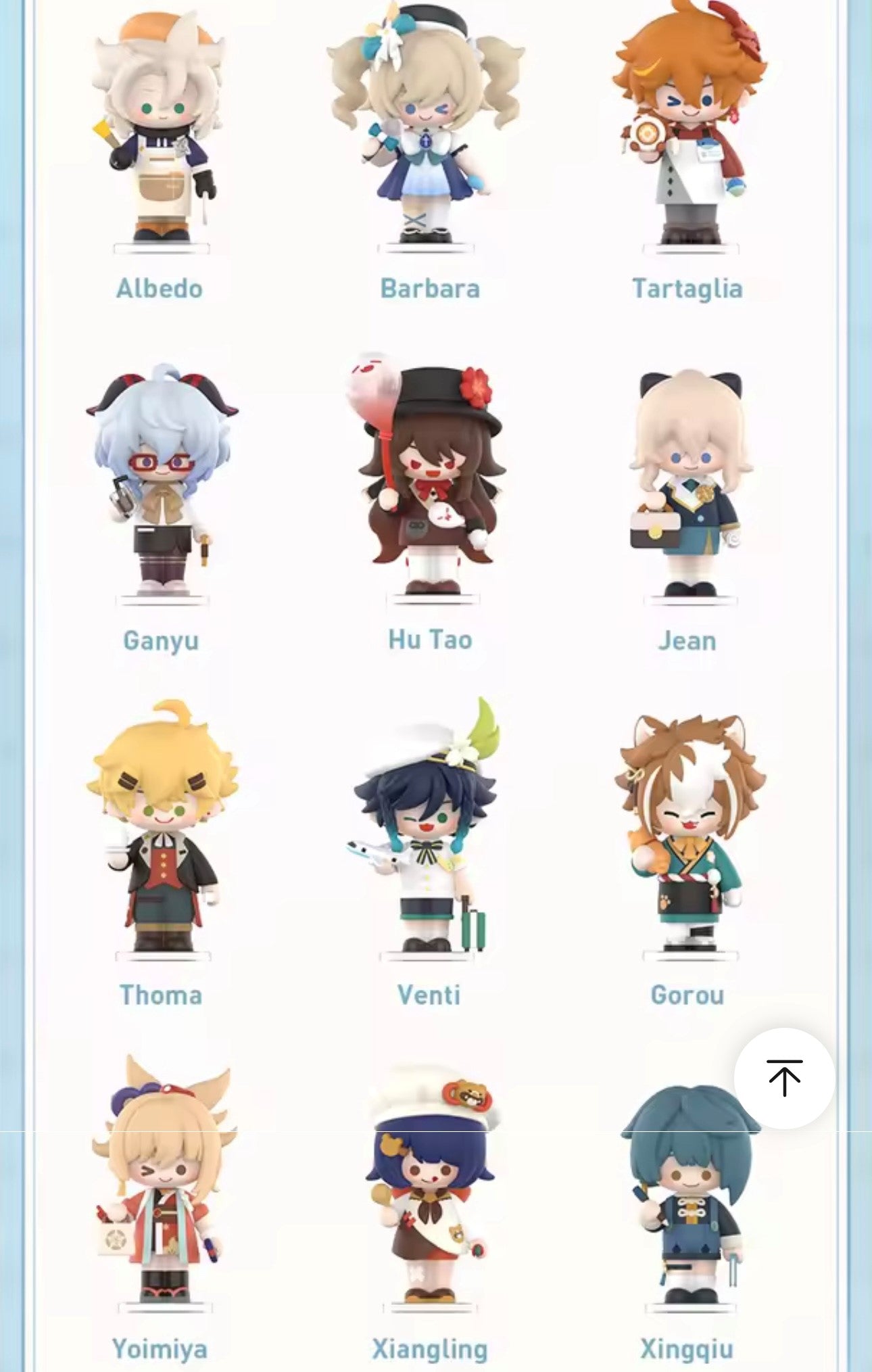 GENSHIN IMPACT - Dress Up Dreams Themed Chibi Serie - Figura Coleccionable / Caja Misteriosa