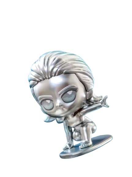 SILVER SURFER - Fantastic Four / 4 Fantásticos - Cosbi Bobble-Head Collection - Figura Coleccionable