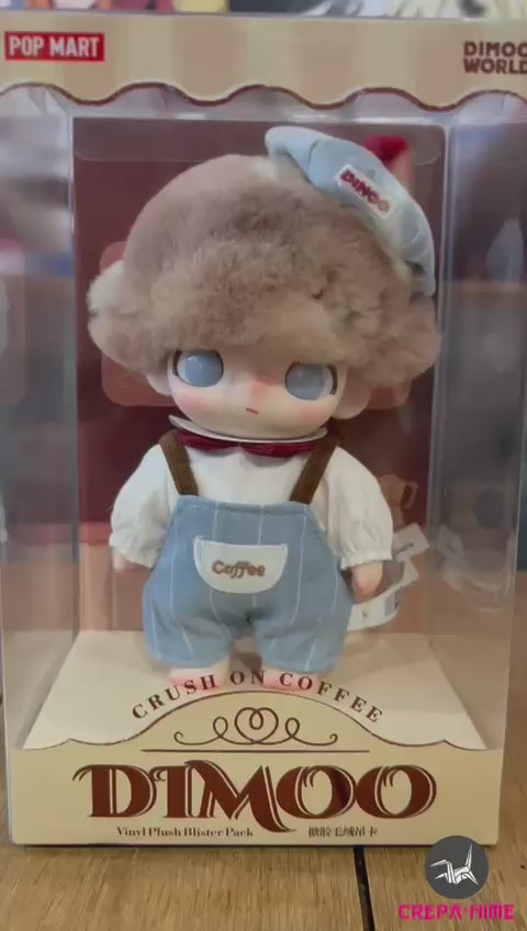DIMOO World - Crush on Coffee Serie - Colgante de Peluche Coleccionable